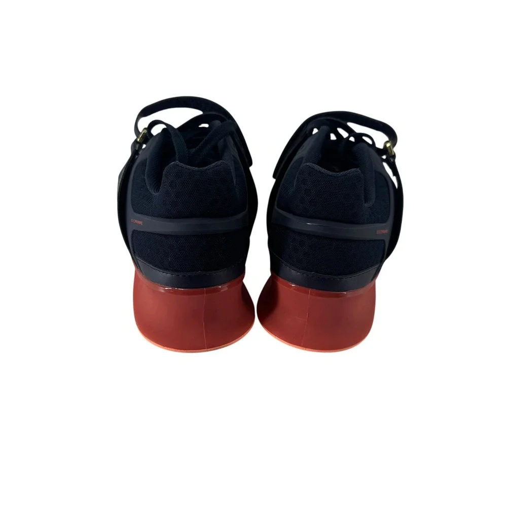 Reebok Legacy Lifter II Womens 7 Navy Gold Orange Weightlifting Shoes NWOT